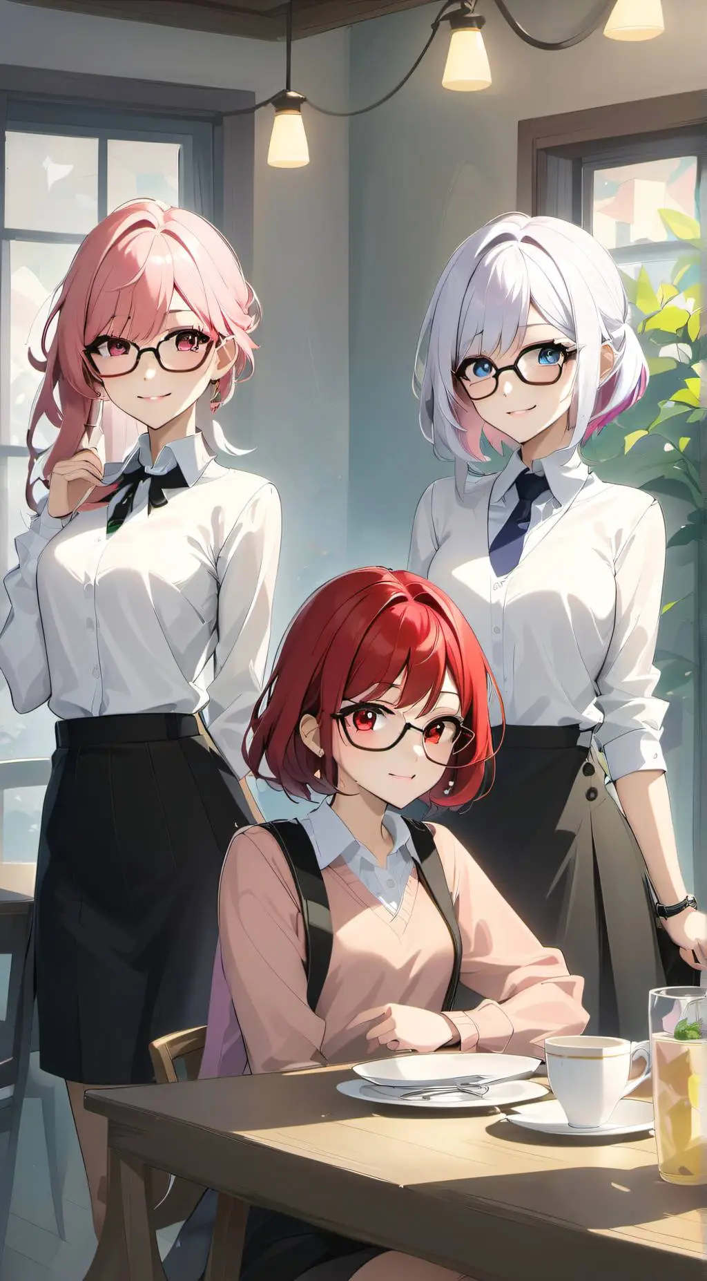 ai character: The Trio background