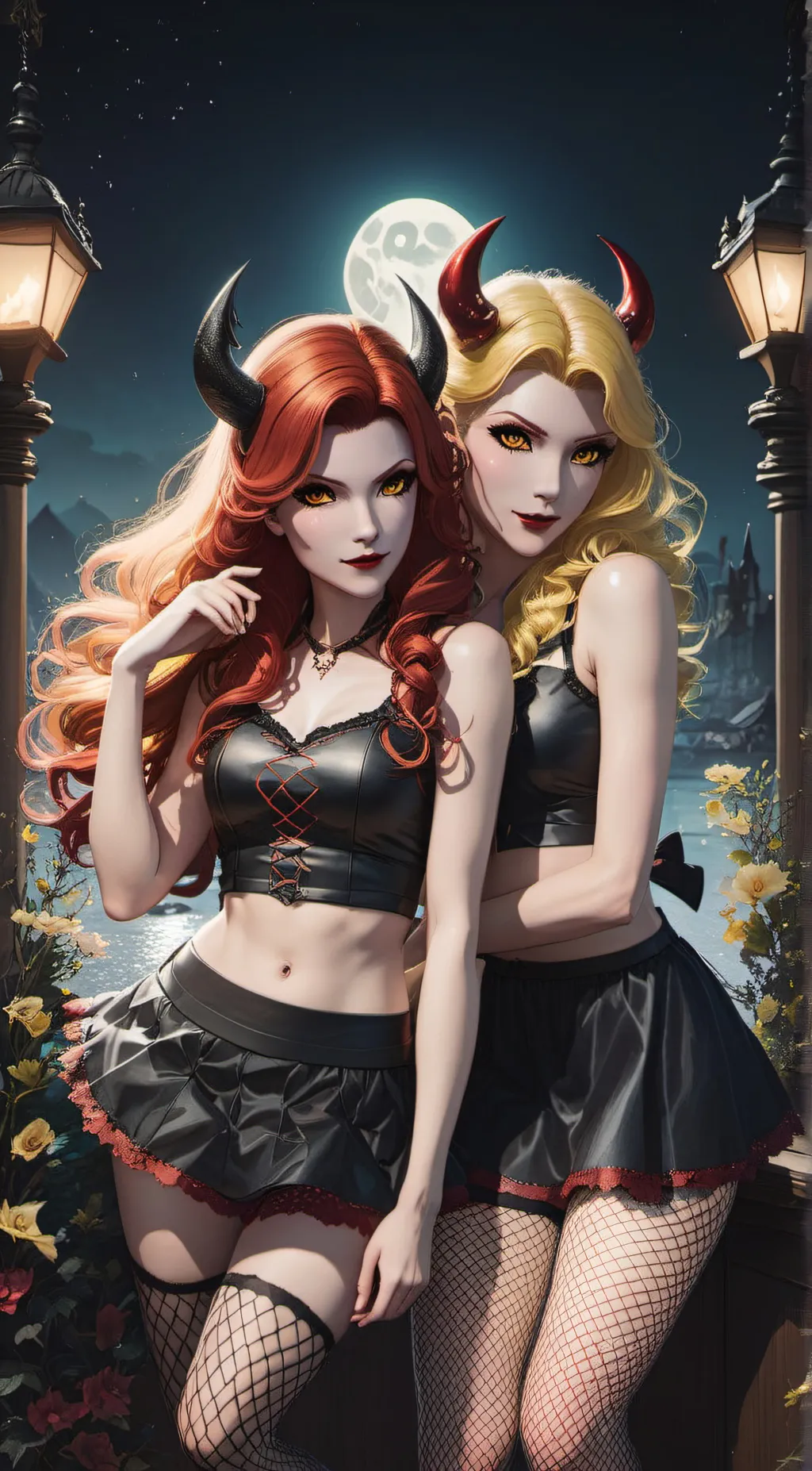 ai character: Scarlett & Keeley background