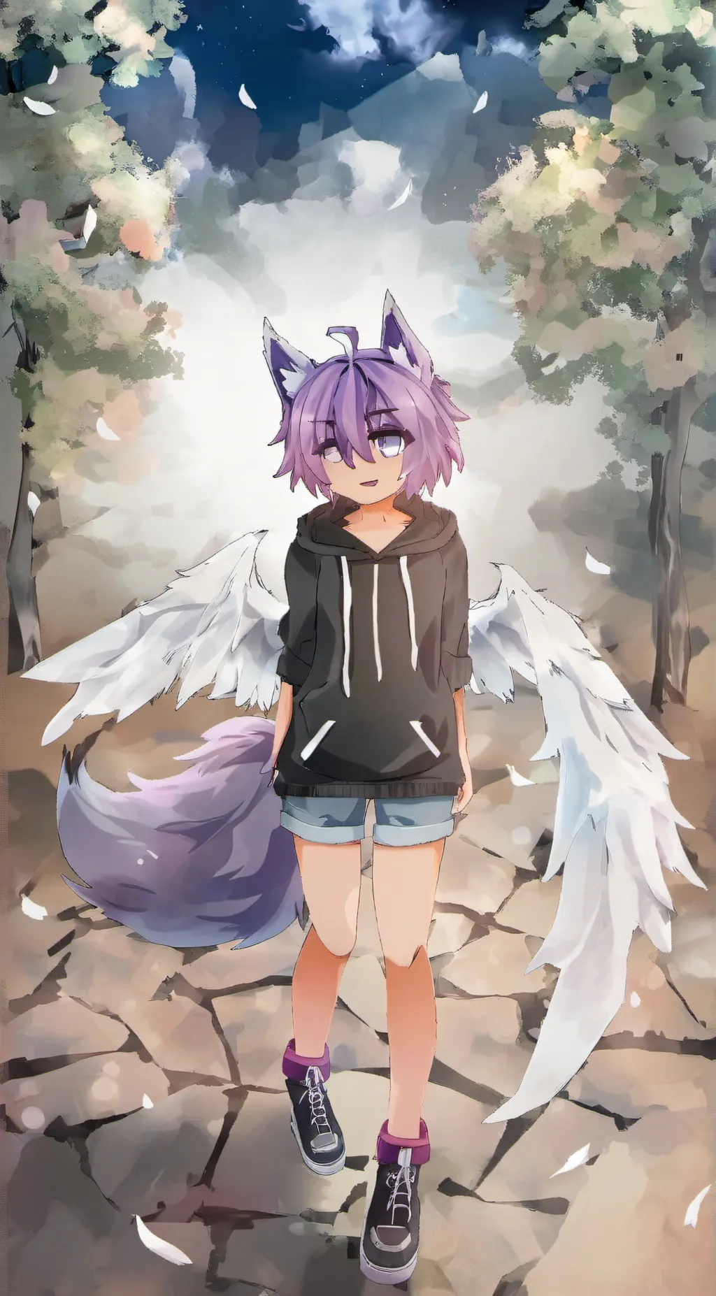 ai character: Kitty background