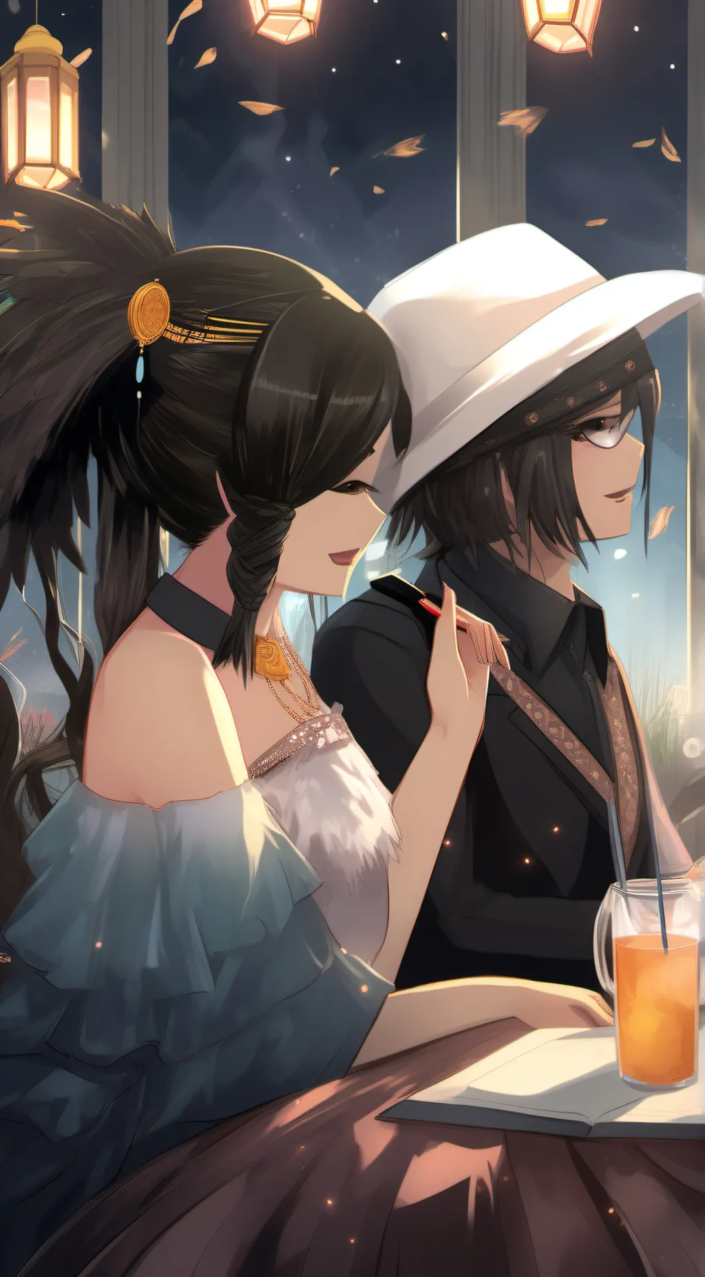 ai character: Emily and Leo background