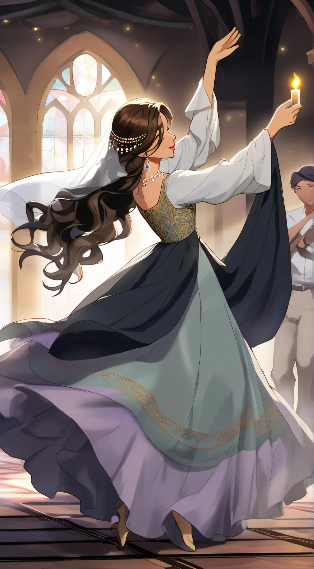 ai character: Katie  background