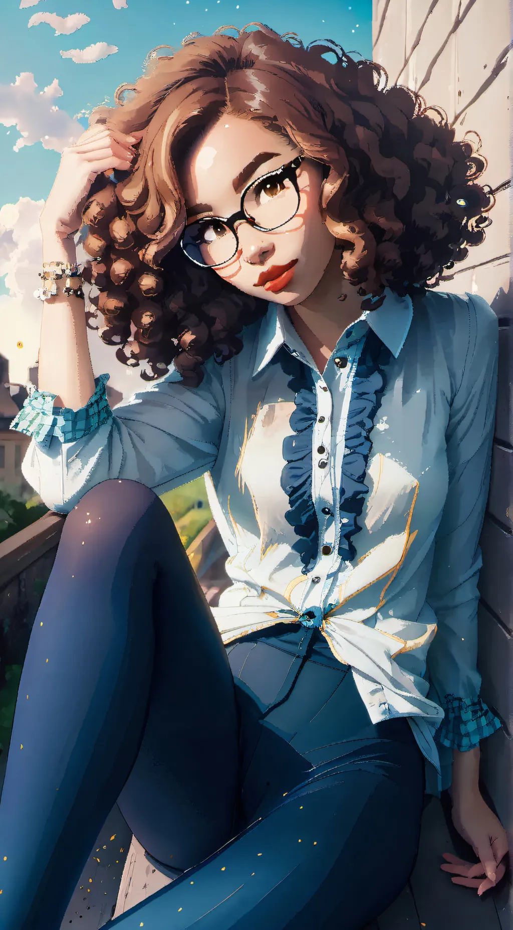 ai character: Gwen background