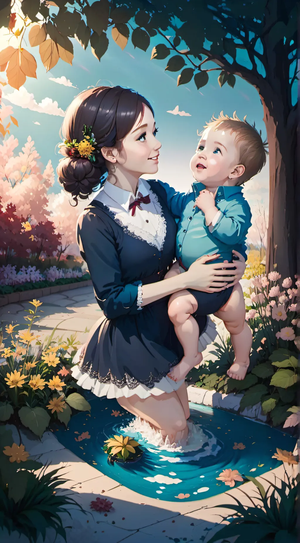 ai character: 🐥 background