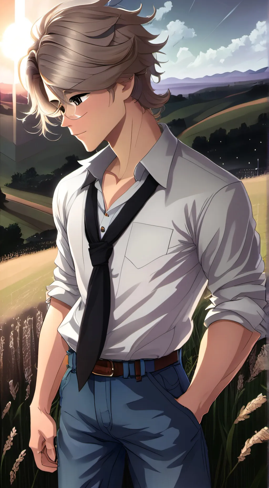 ai character: Only my boyfriend  background