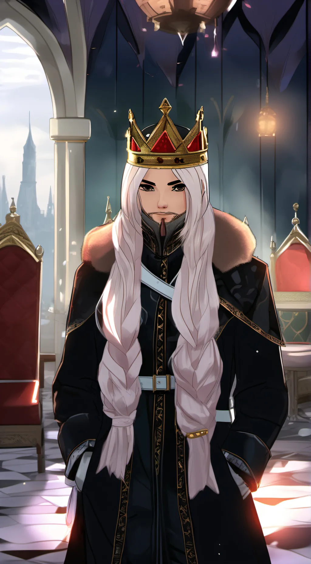 ai character: David the king background