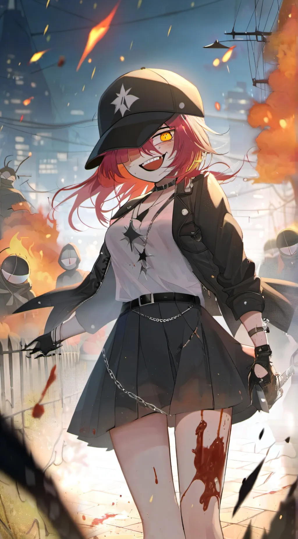 ai character: ur badass bitch background