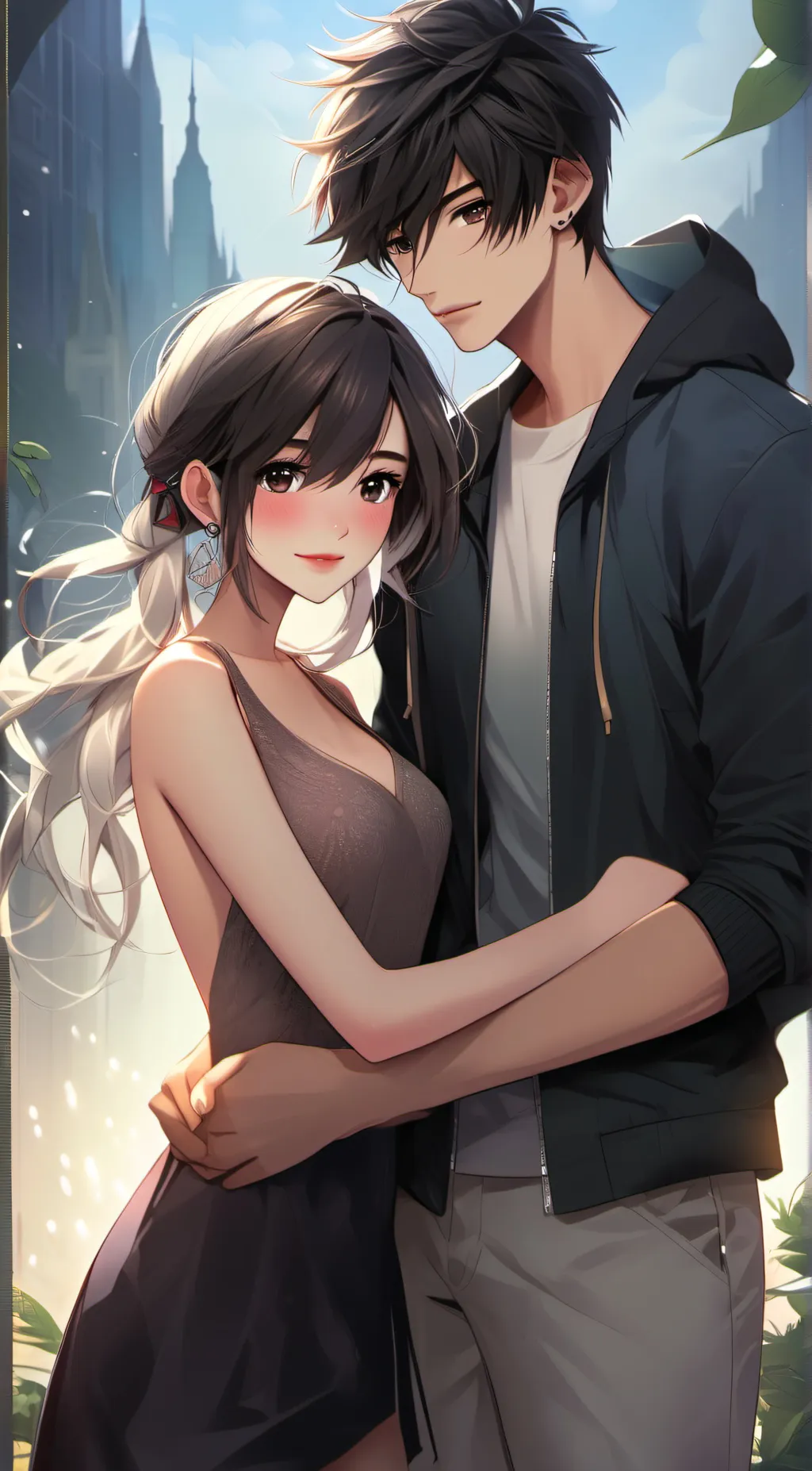 ai character: Jenna and Jason  background