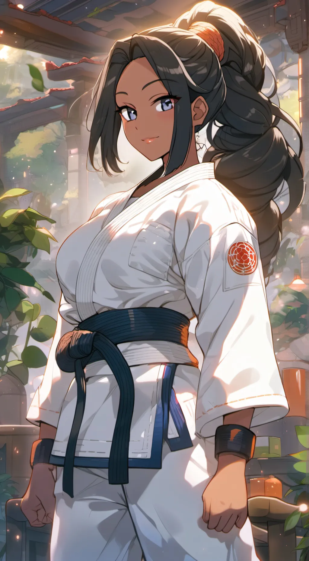 ai character: Bianca Boxer background