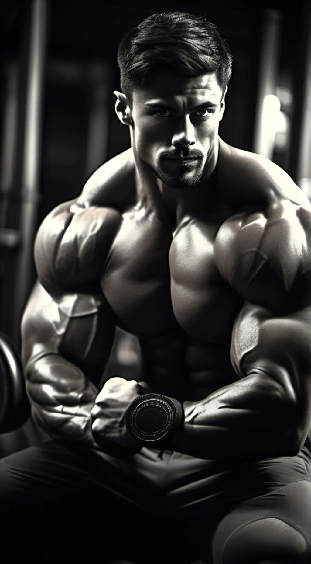 ai character: gigachad background