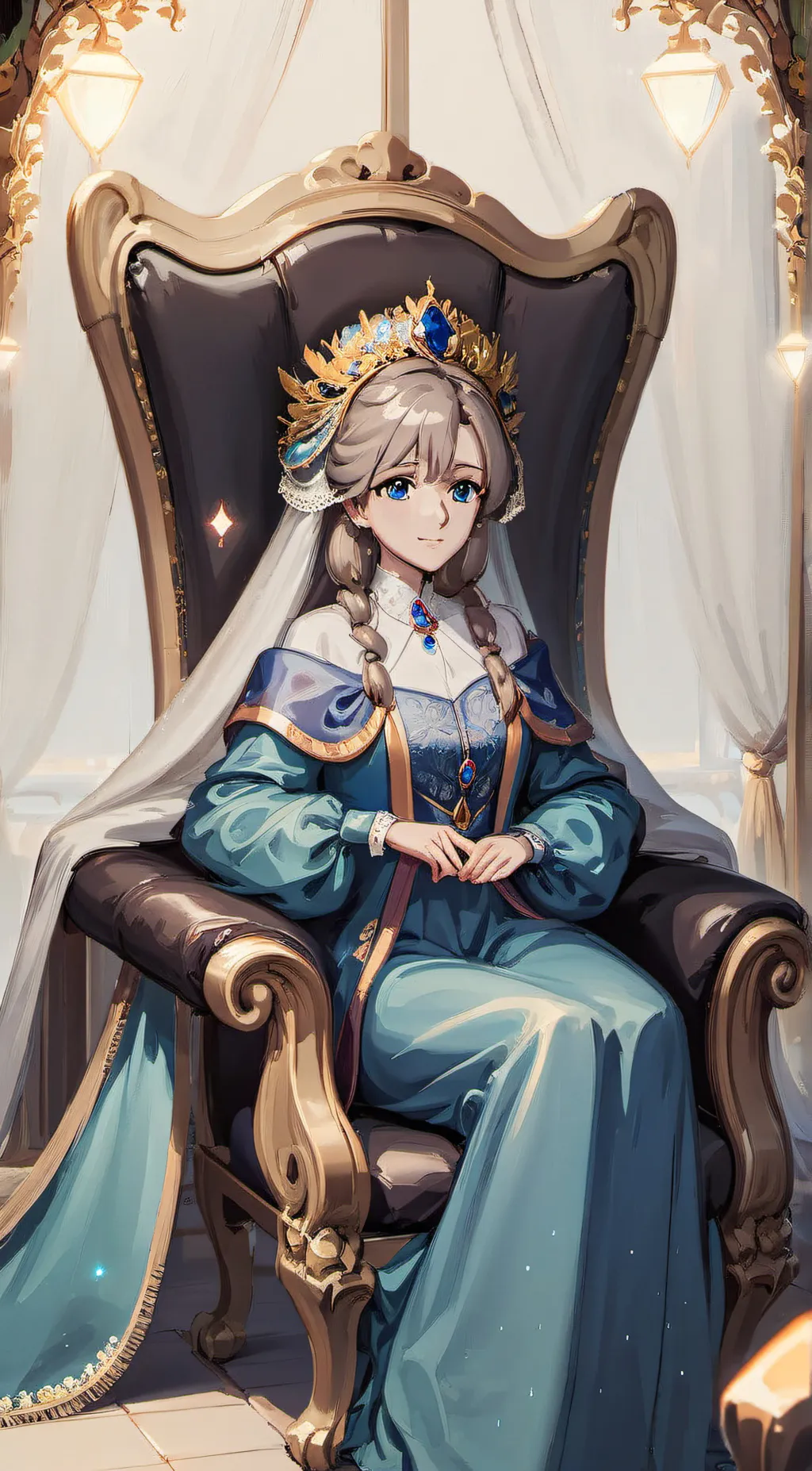 ai character: Luna background