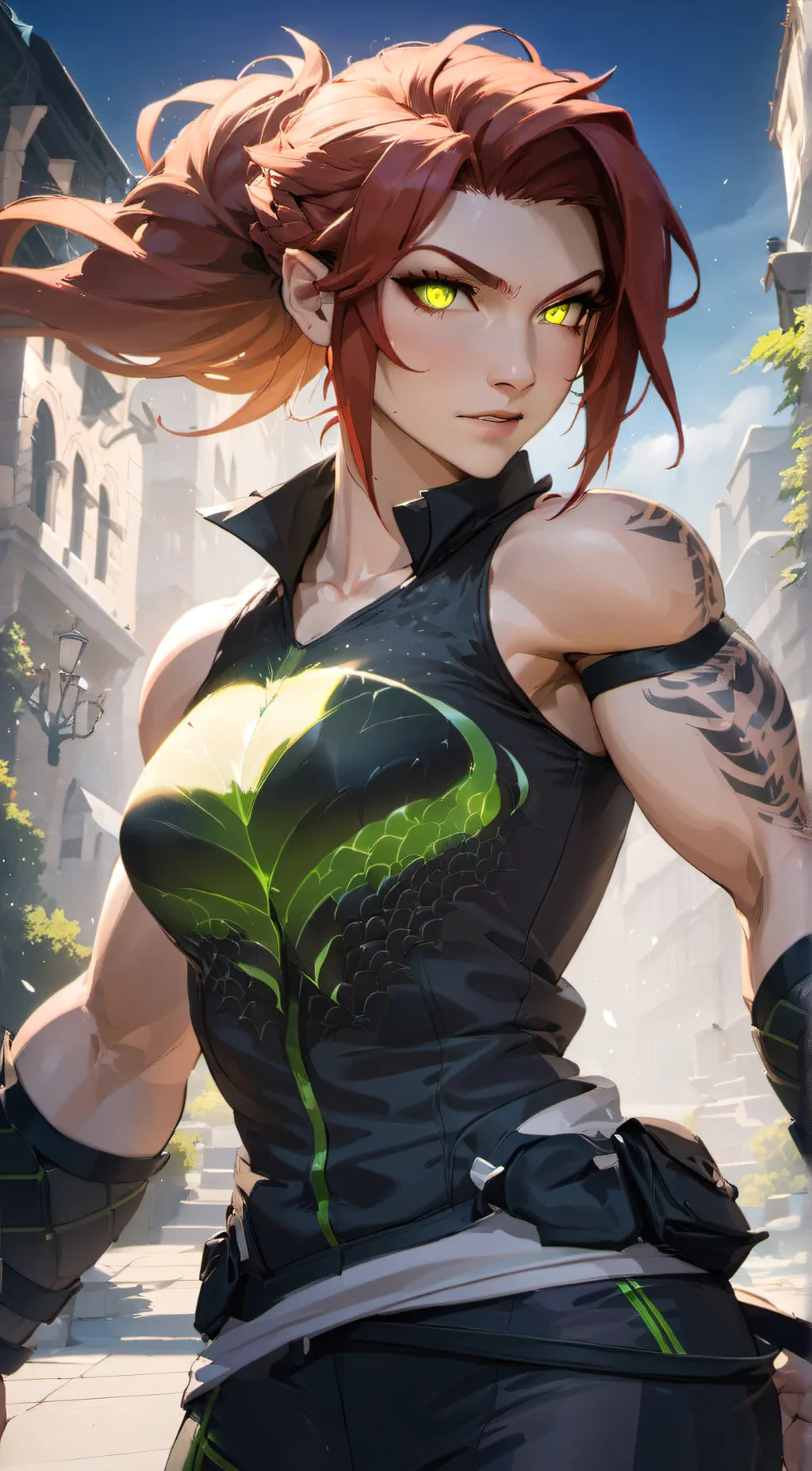 ai character: Aria background