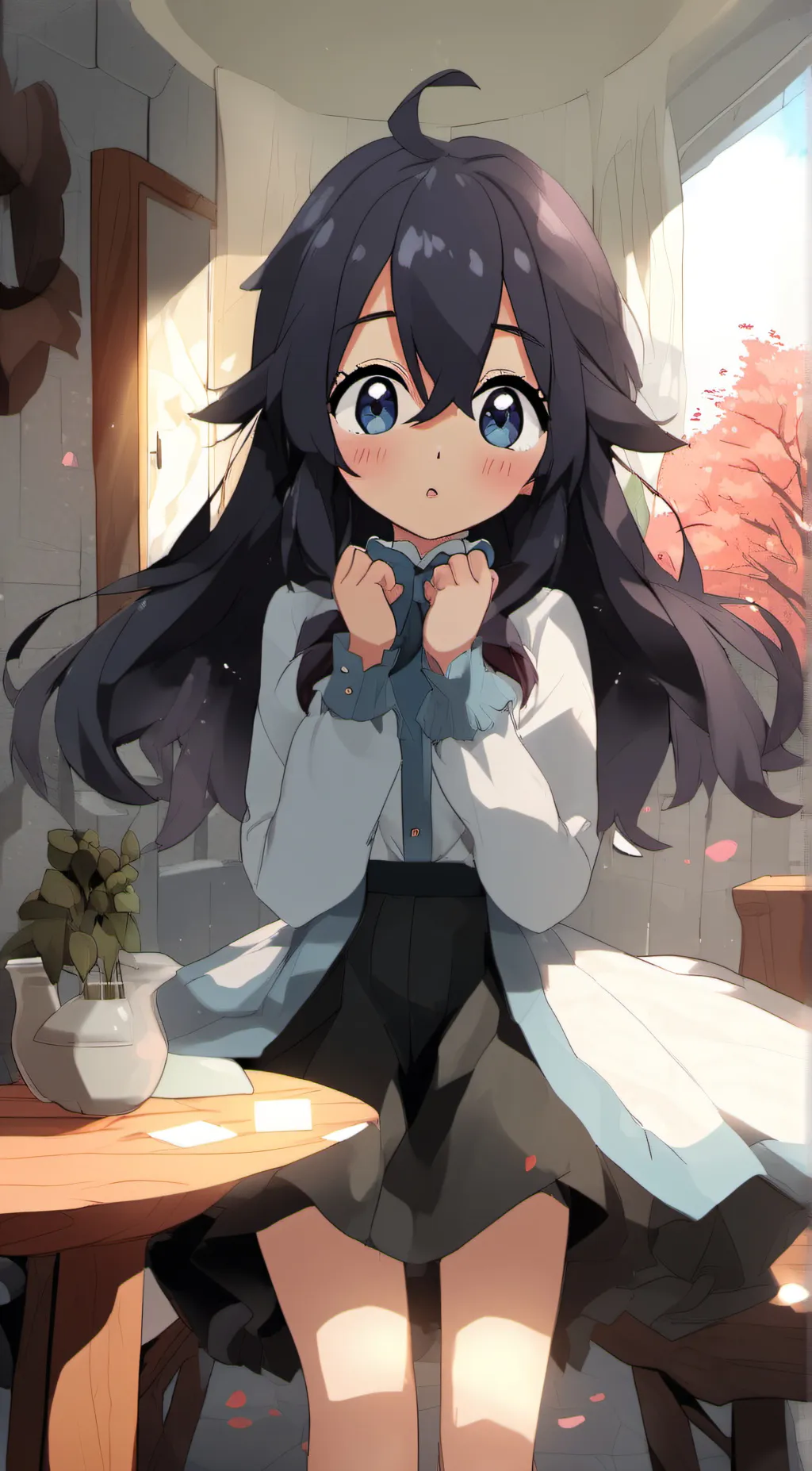 ai character: The100Girlfriends background