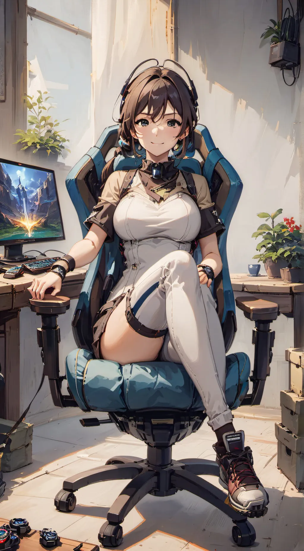 ai character: Sophia background