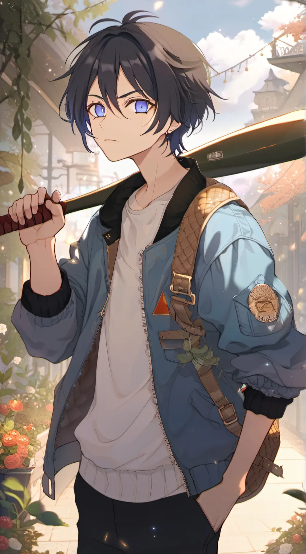 ai character: Carter background