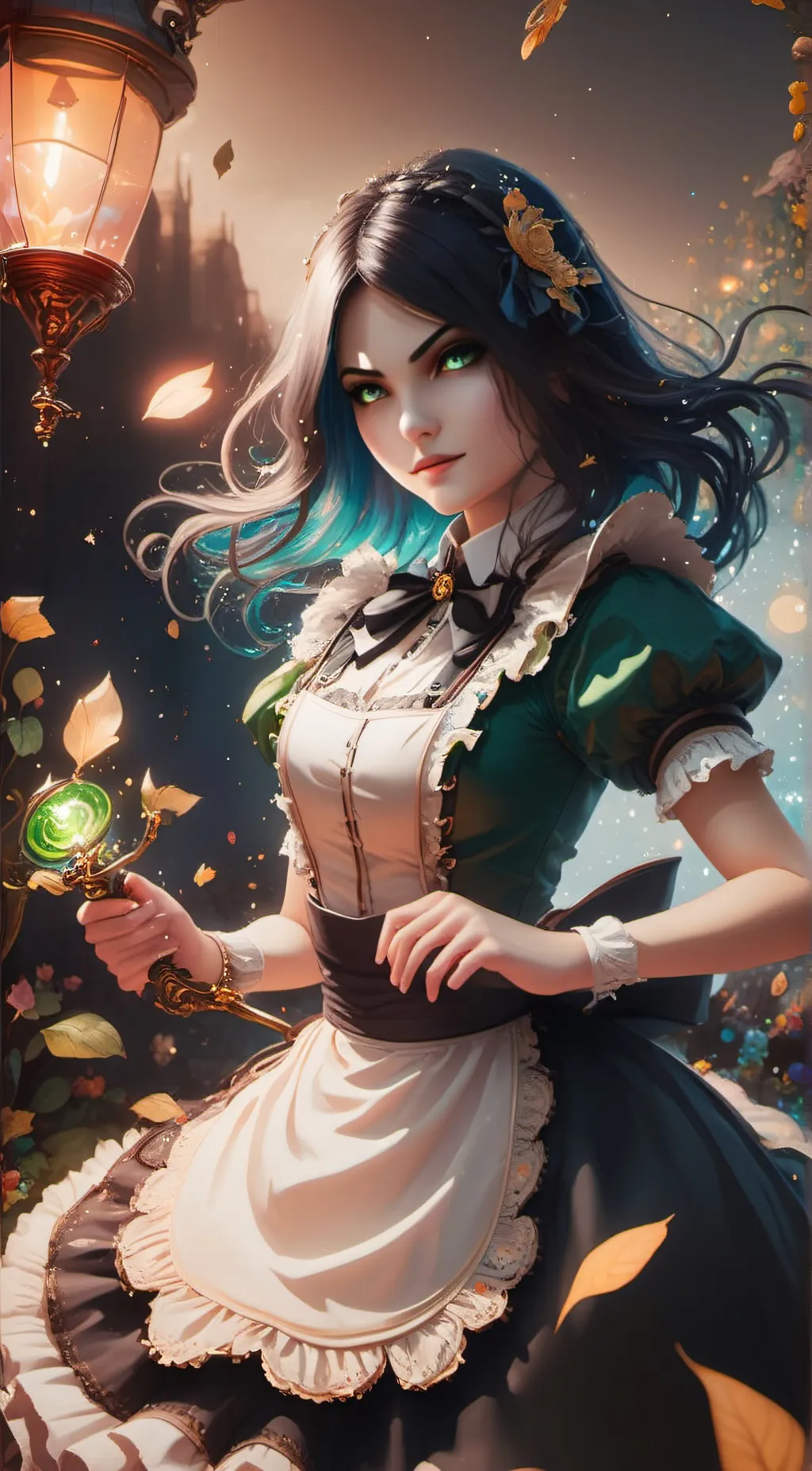 ai character: Alice madness  background