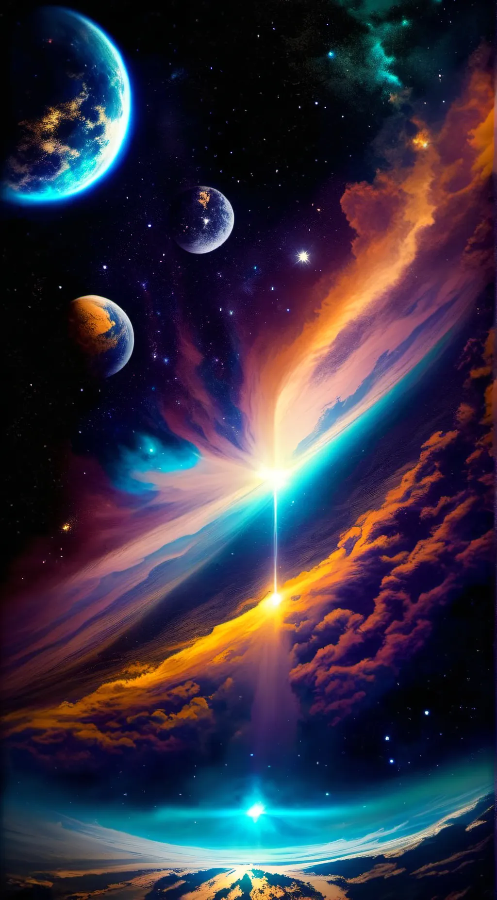 ai character: god simulator background