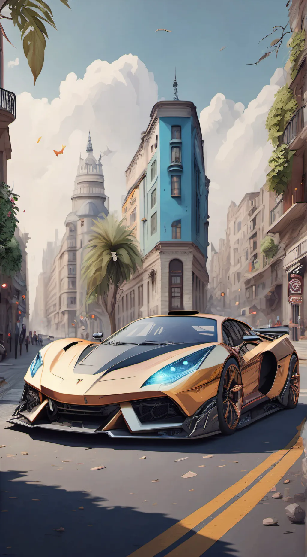 ai character: talking car 2 background