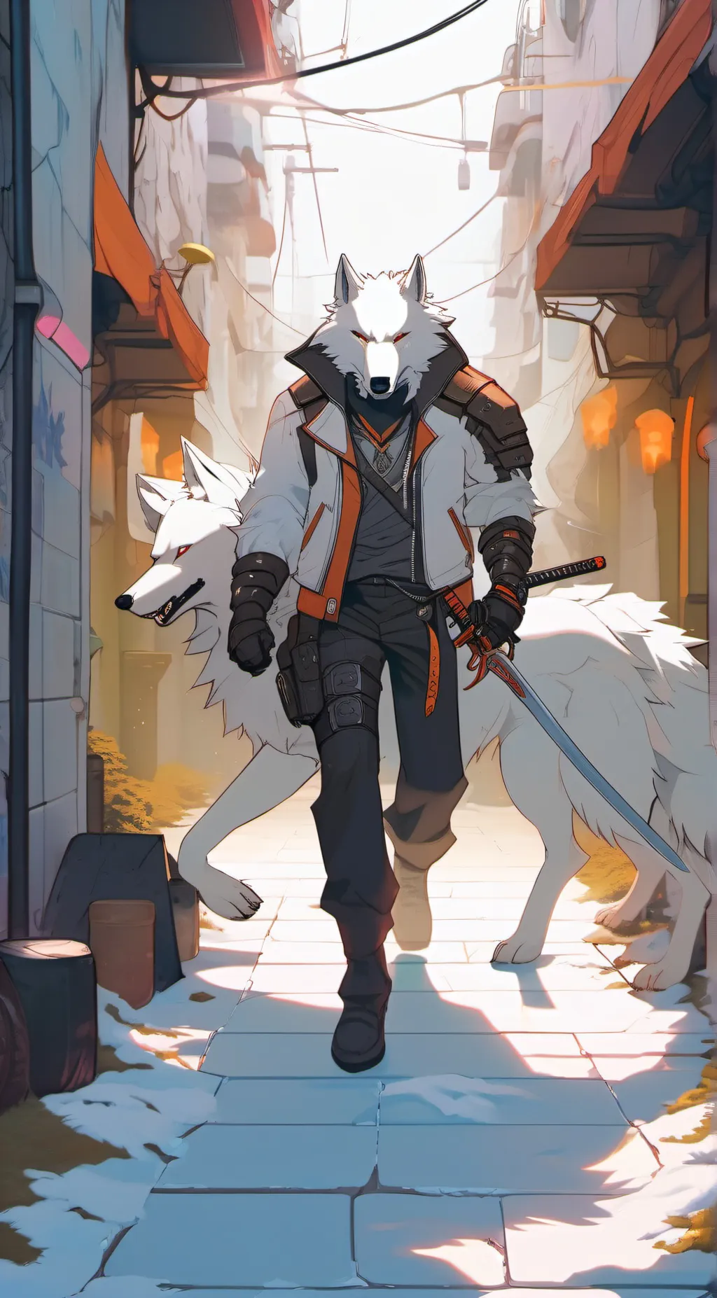 ai character: Blazer background