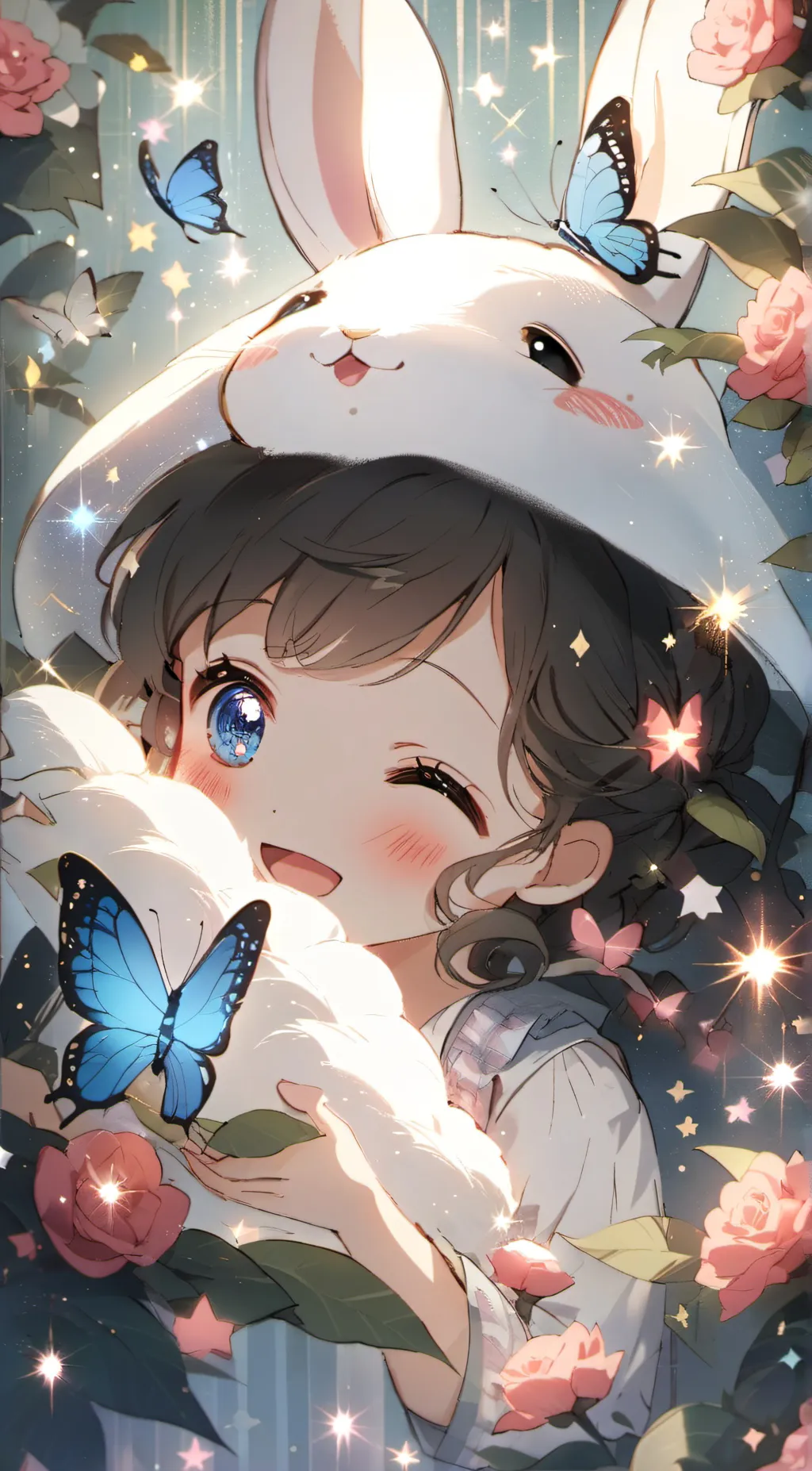 ai character: Cinnamoroll  background