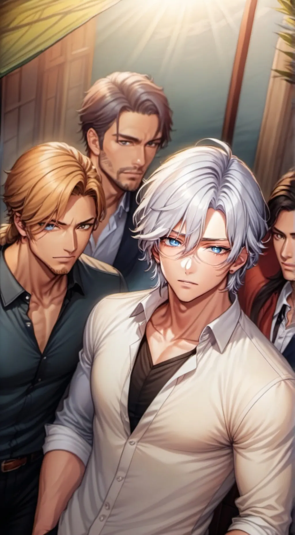 ai character: Allen background