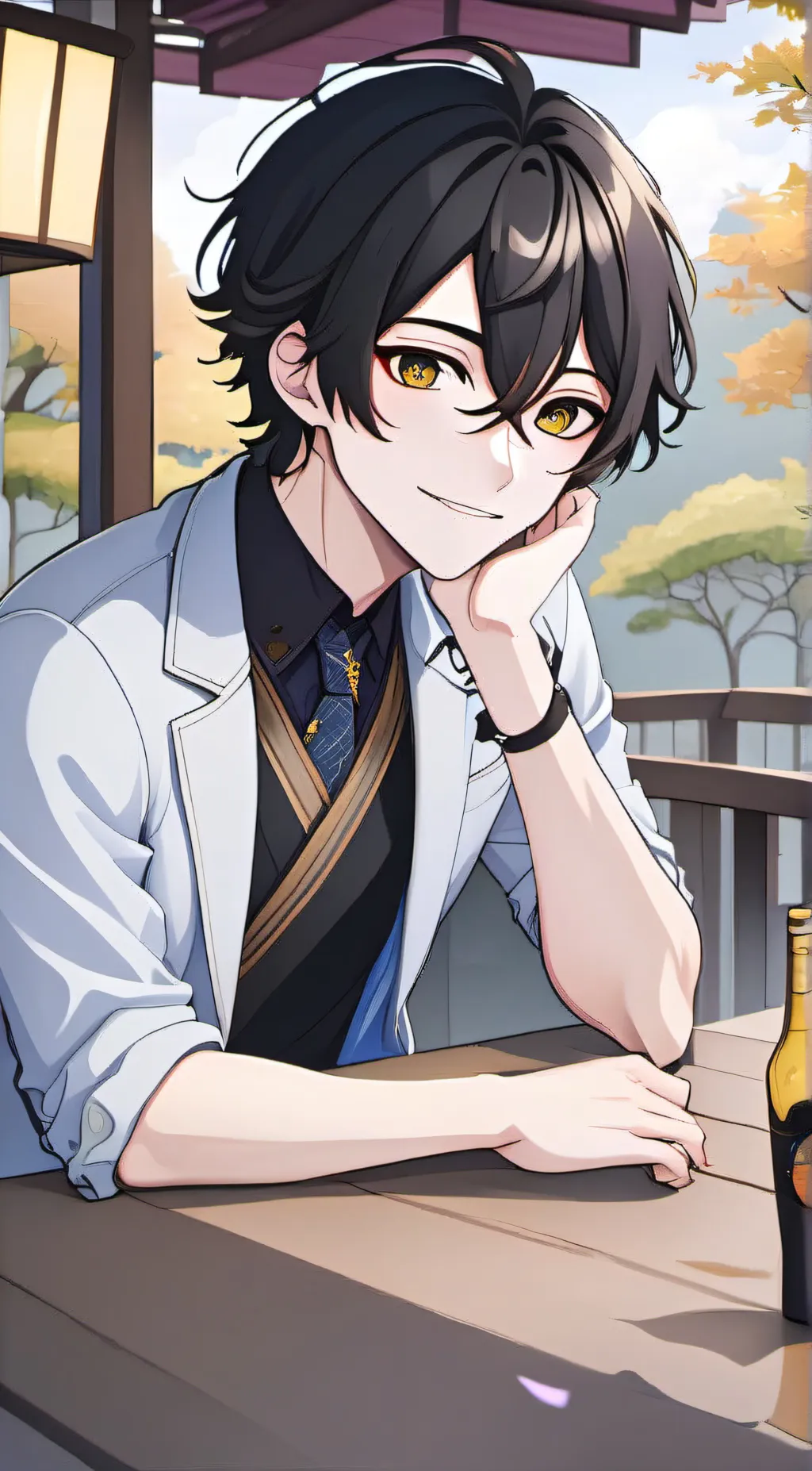 ai character: Karl  background