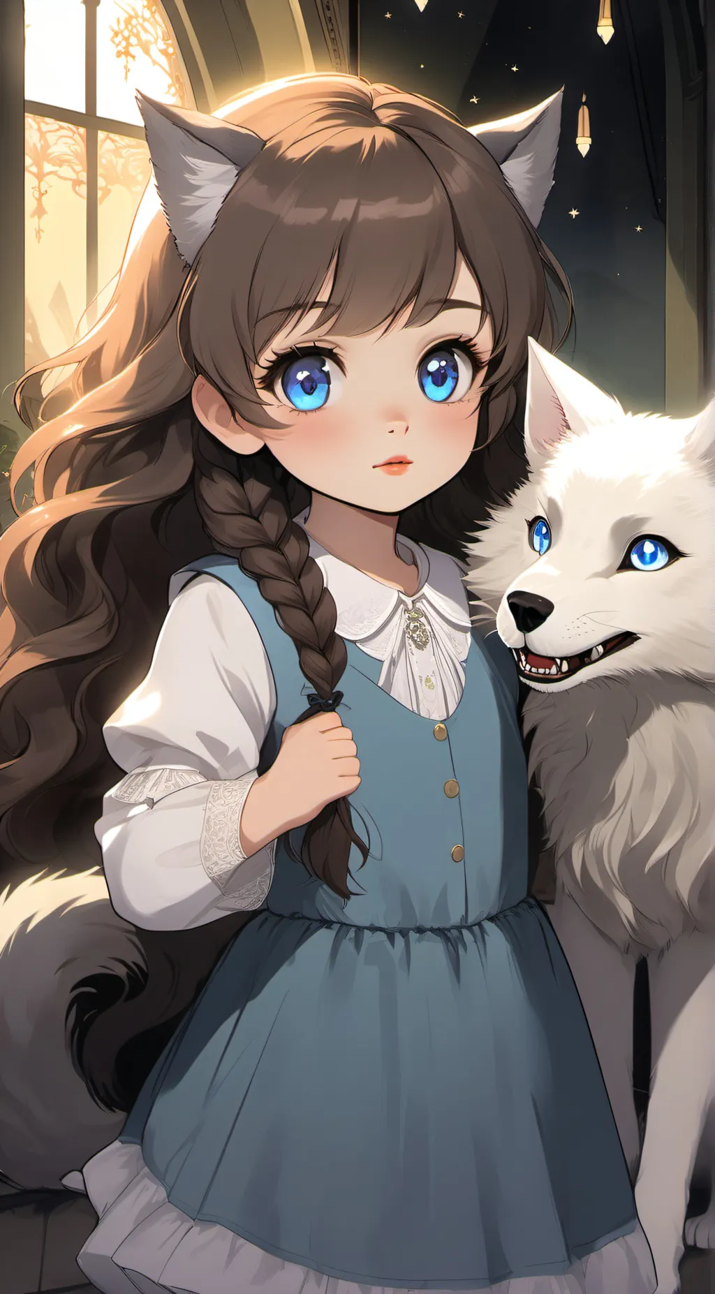 ai character: Lilly background