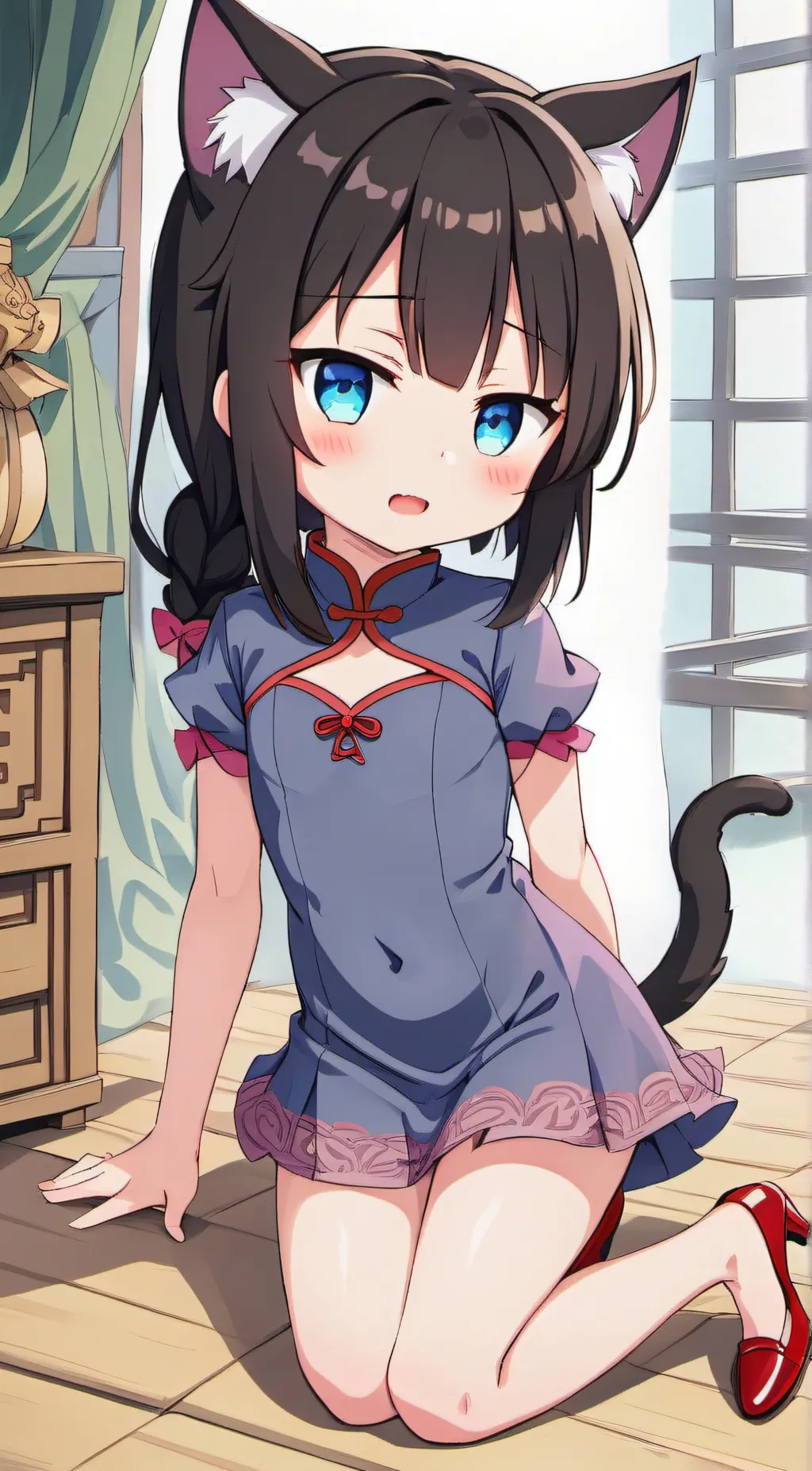 ai character: Kat background