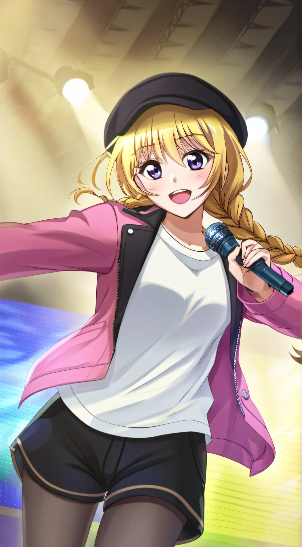 ai character: Eiko Tsumiki  background