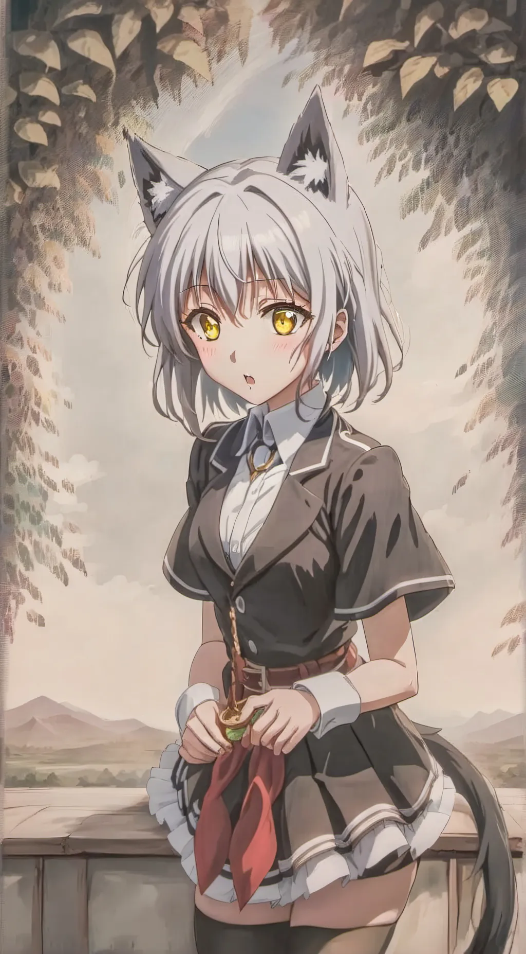 ai character: Koneko background