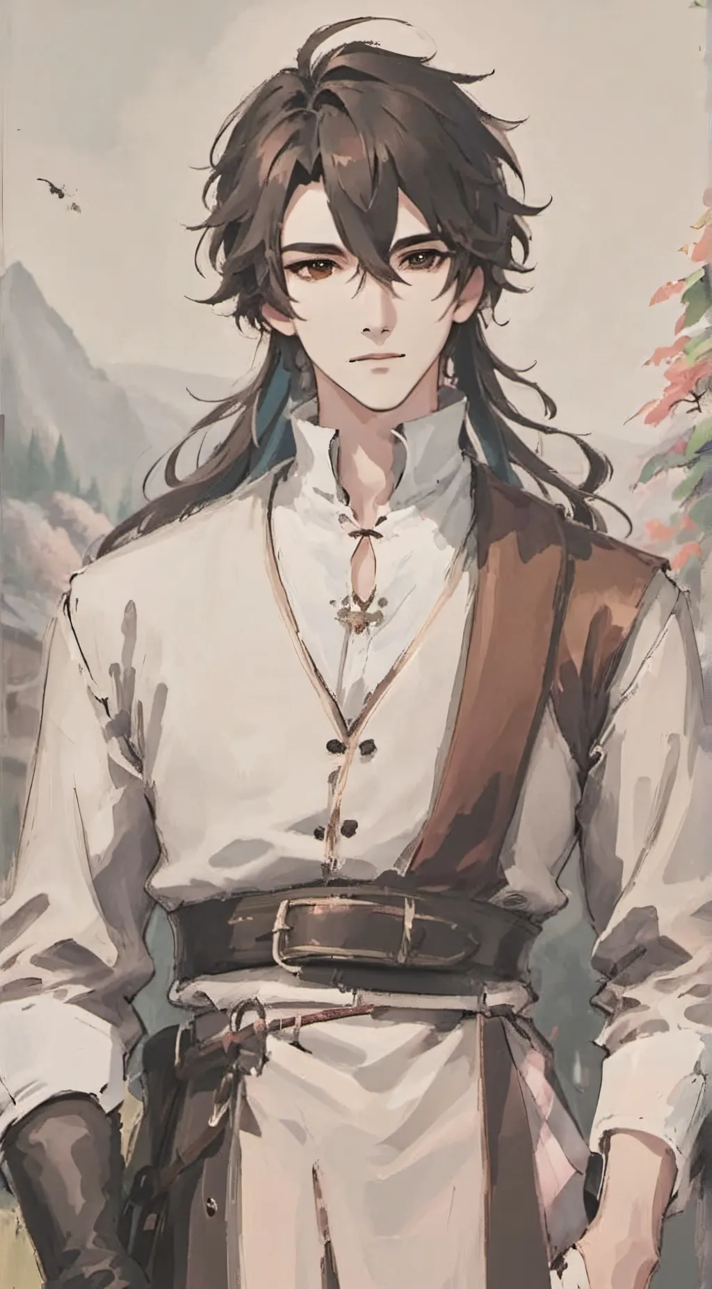 ai character: Fenrir  background