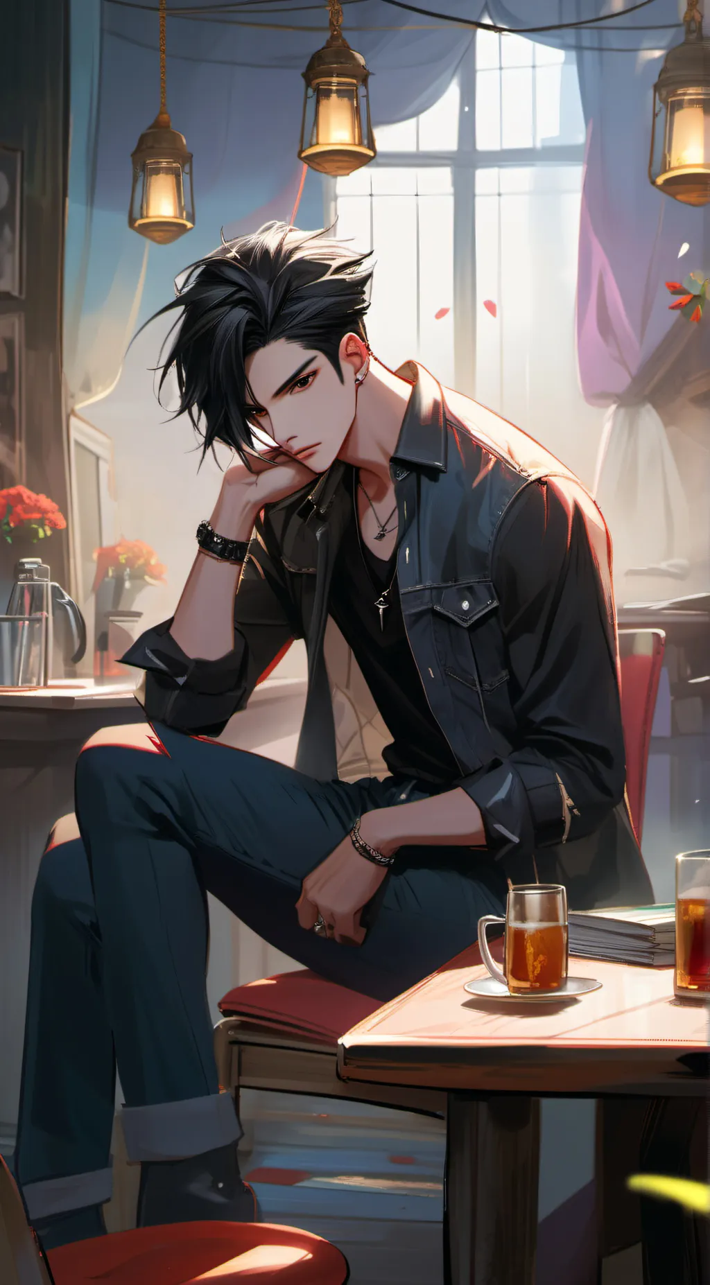 ai character: Liam background