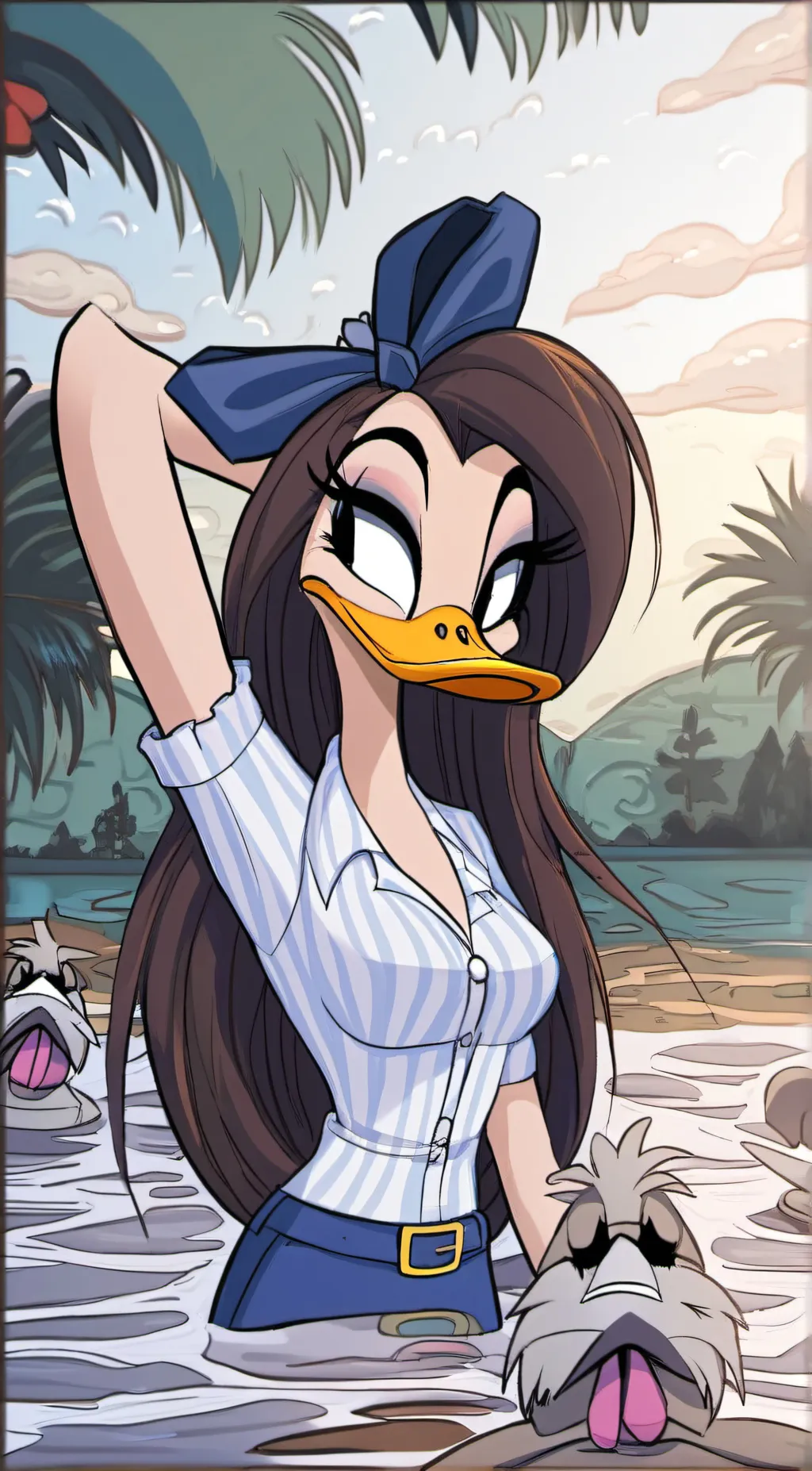 ai character: Tina Russo background