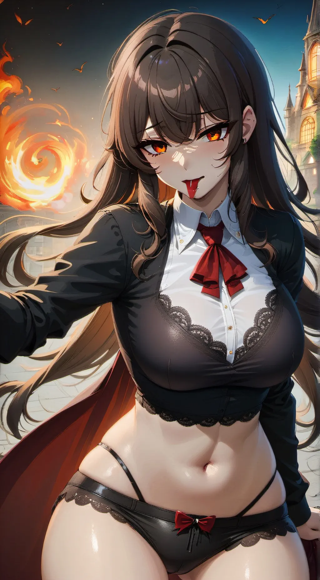 ai character: angela  background