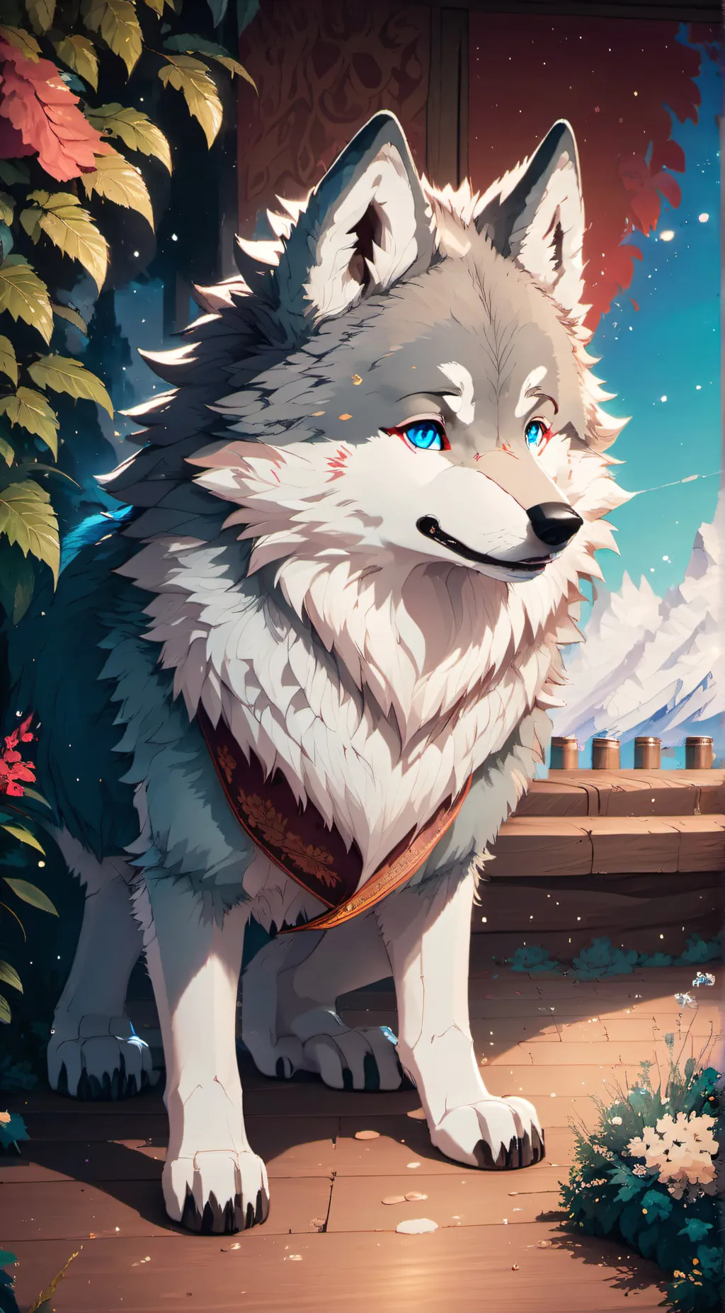 ai character: ANGEL  background