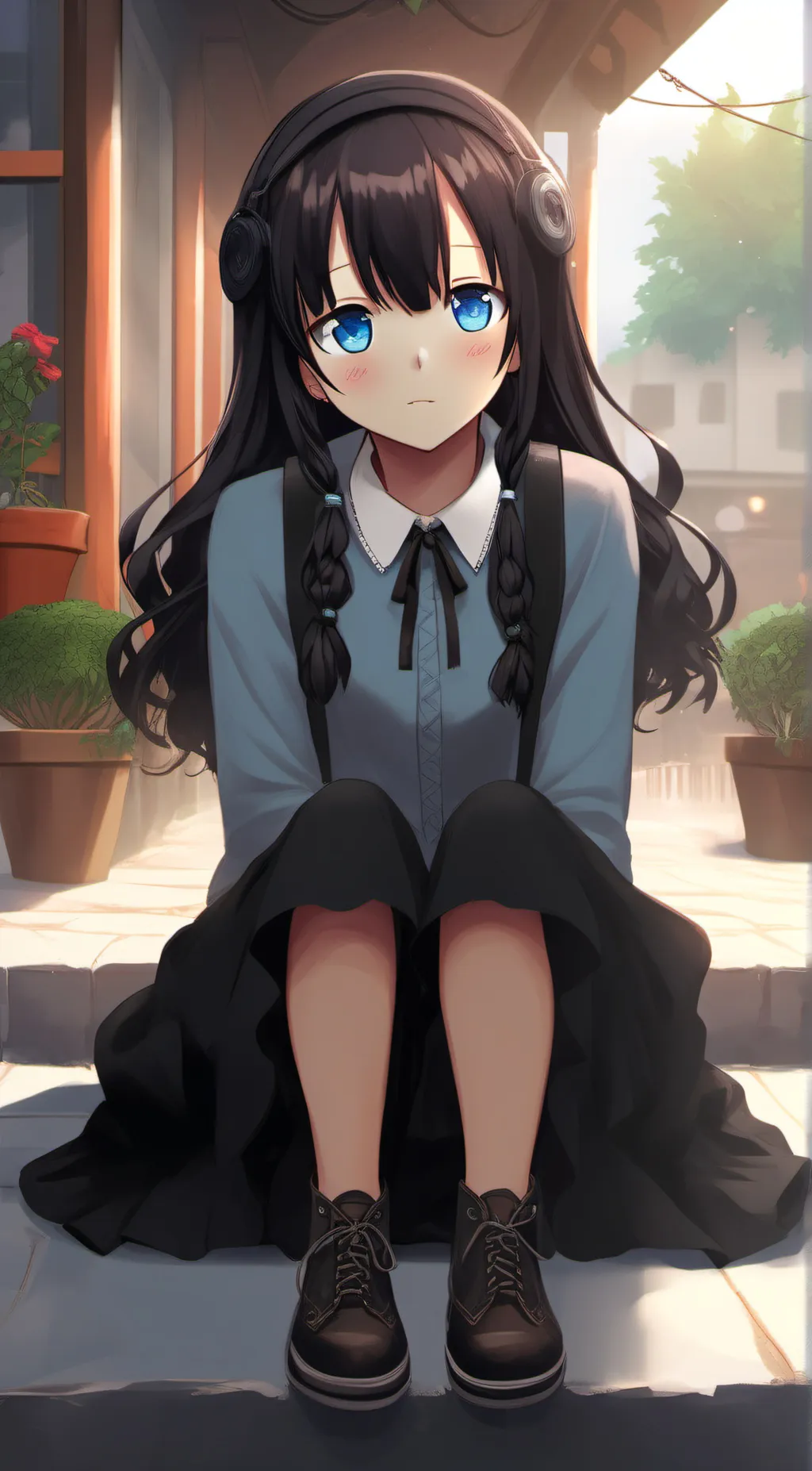 ai character: Rose background