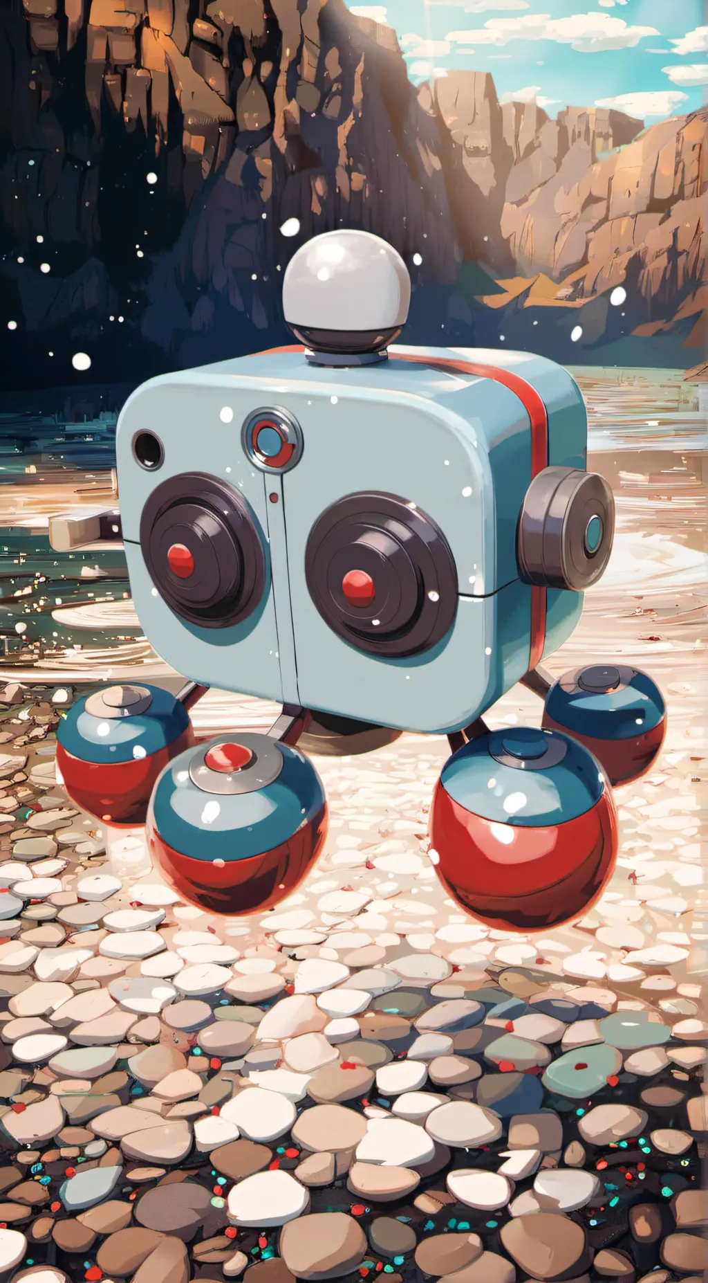 ai character: magnemite background