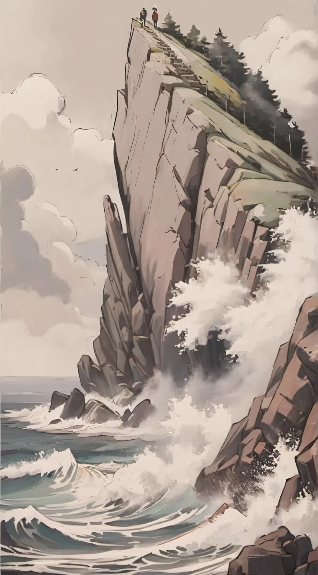 ai character: Natural disasters  background