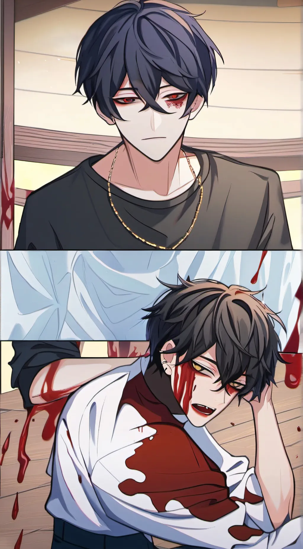 ai character: Lucas●•~▪︎■Niko background