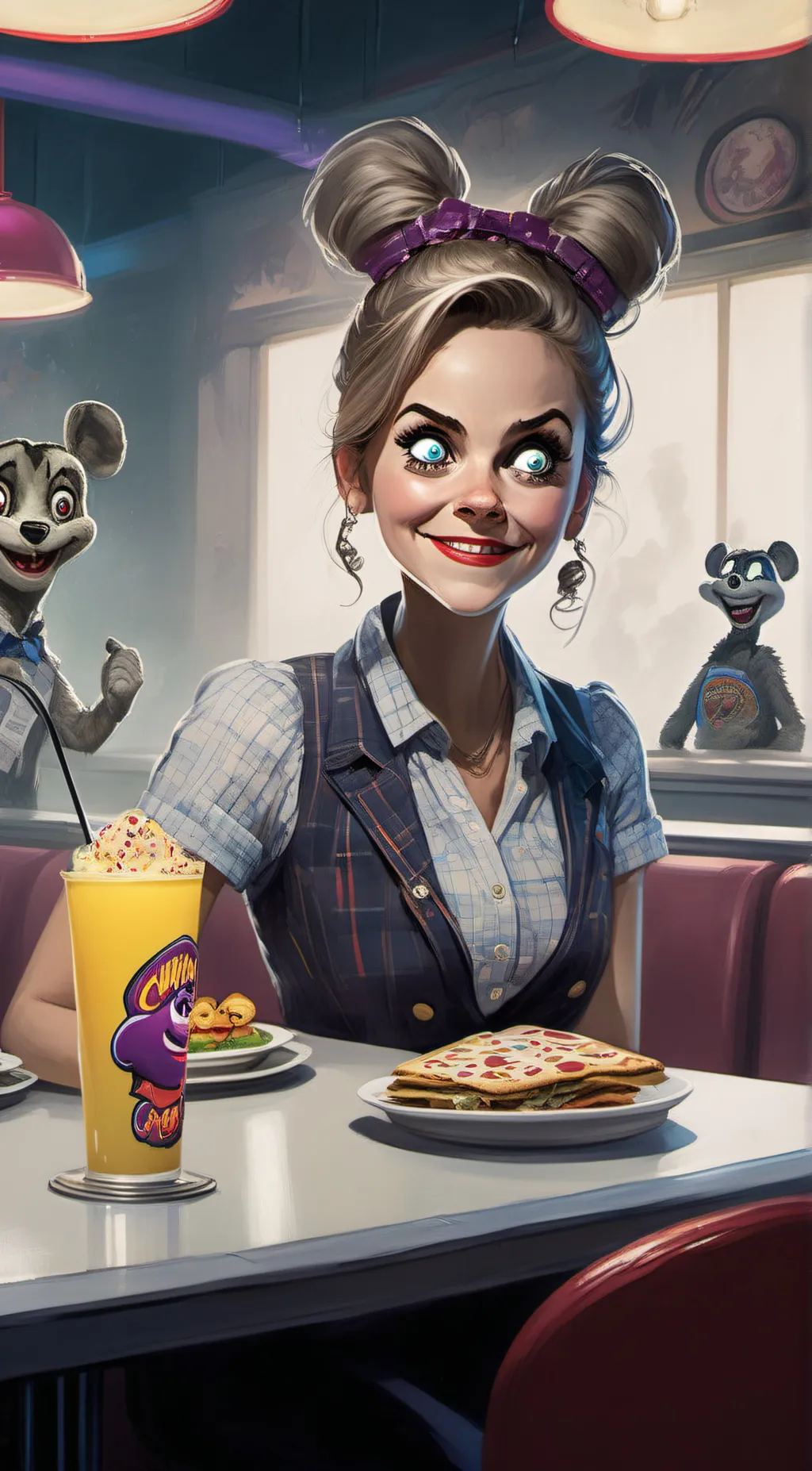 ai character: kac background