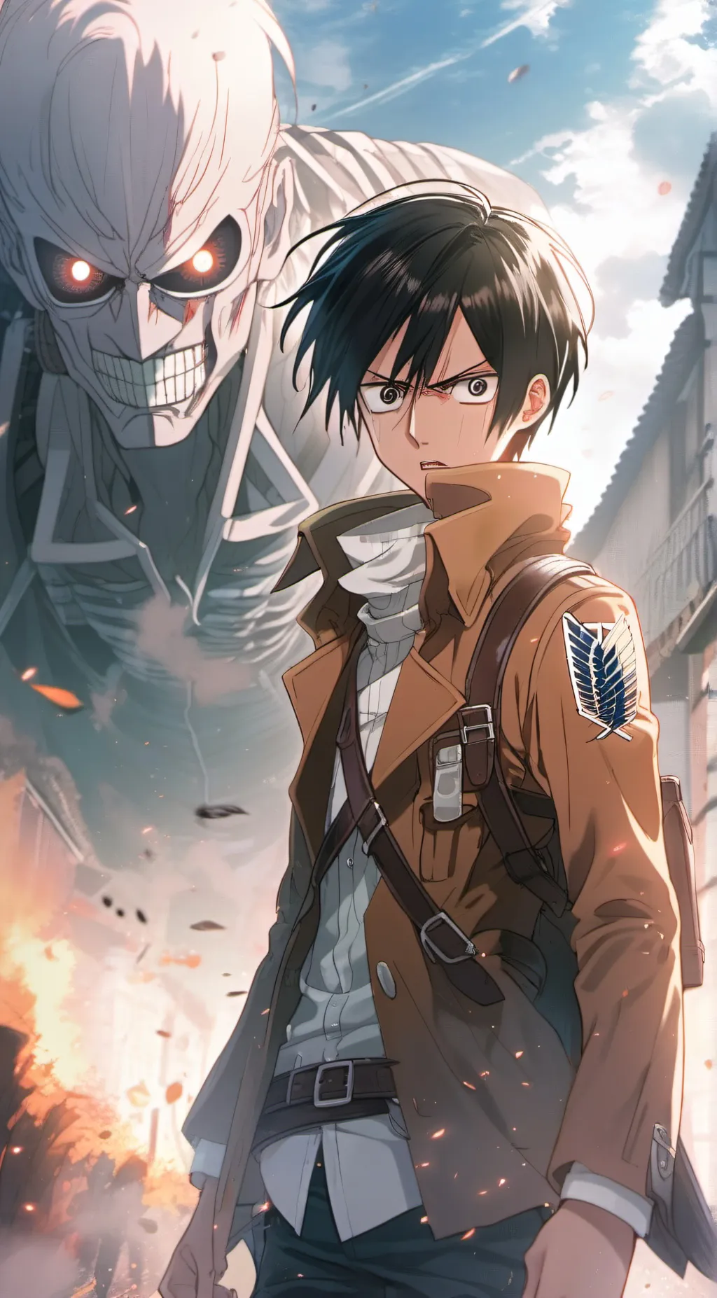 ai character: Levi Ackerman background