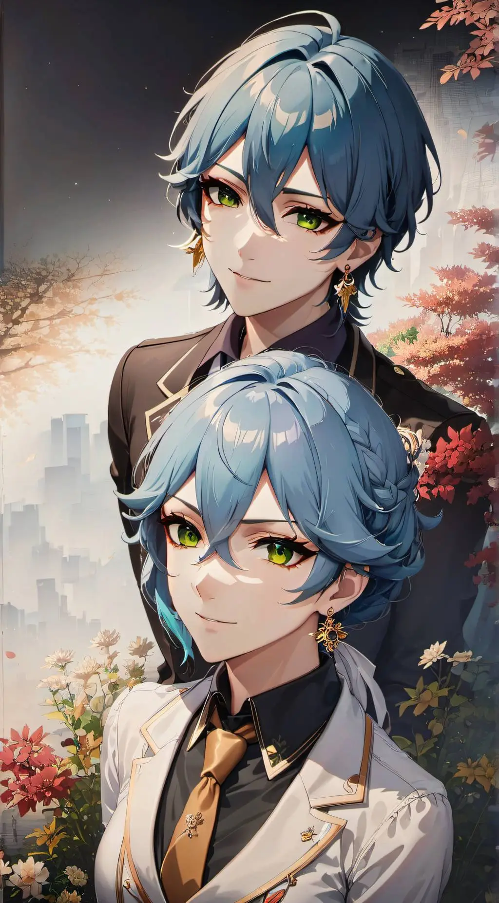 ai character: ~ Iris & Ryan ~ background