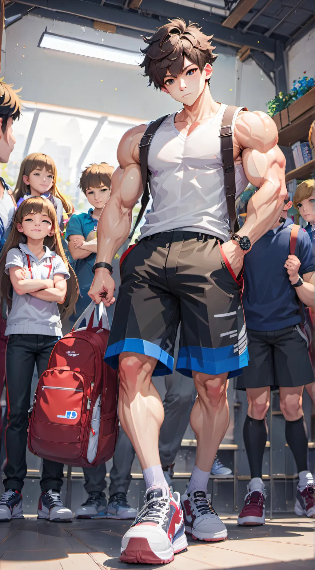 ai character: Zack background