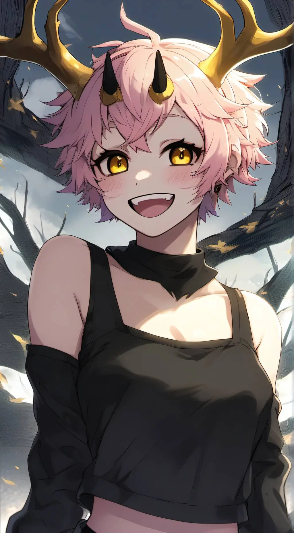 ai character: Mina Ashido background
