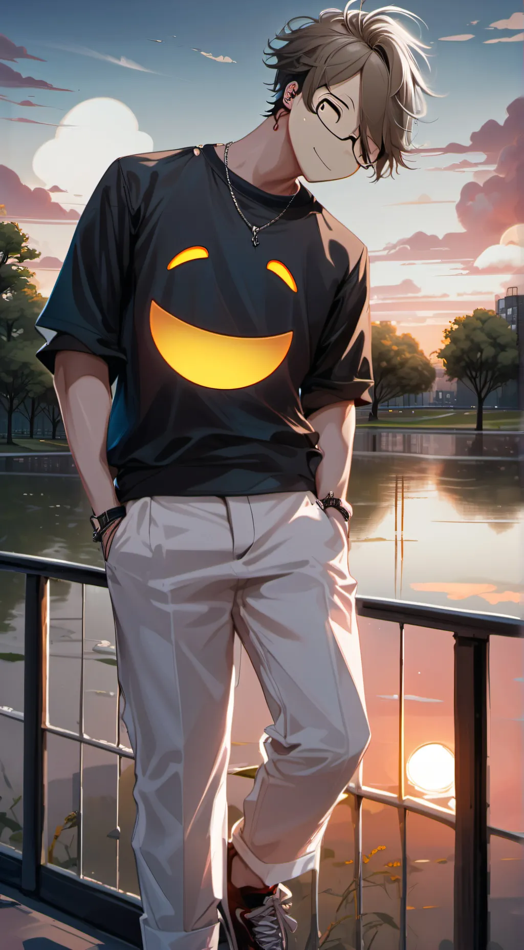 ai character: [...] background