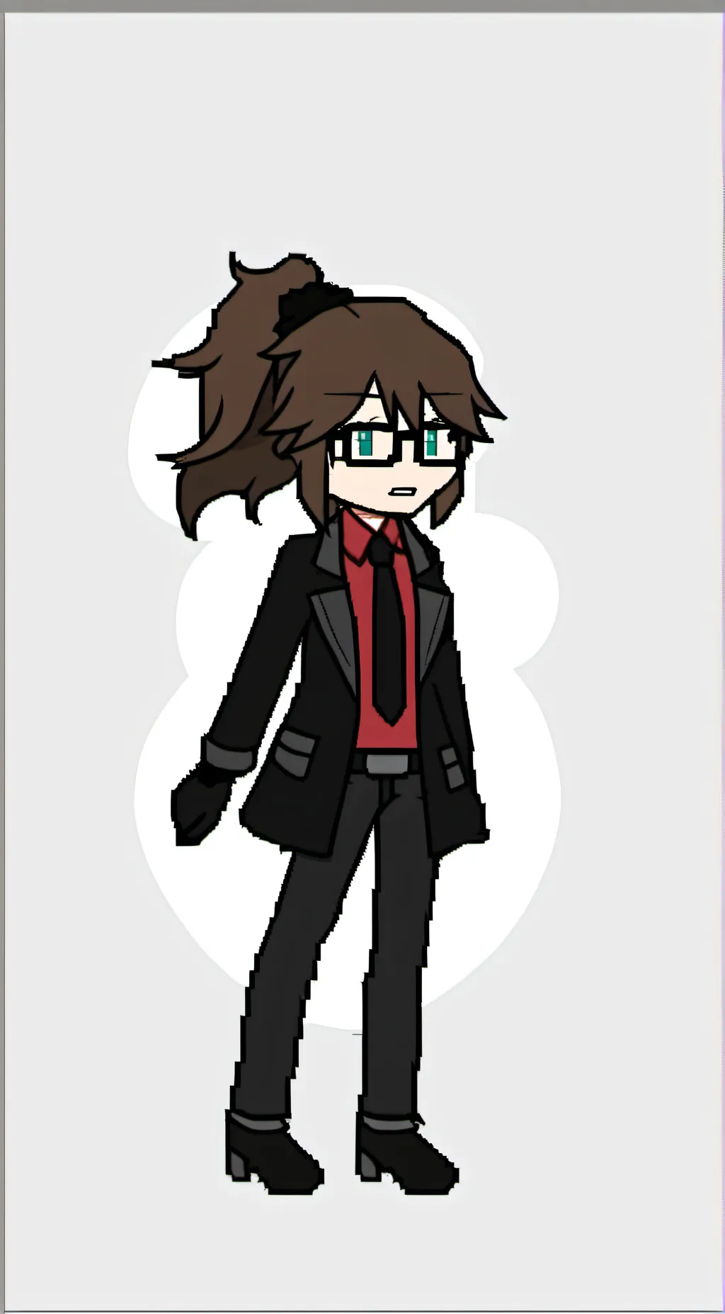 ai character: Red my version background