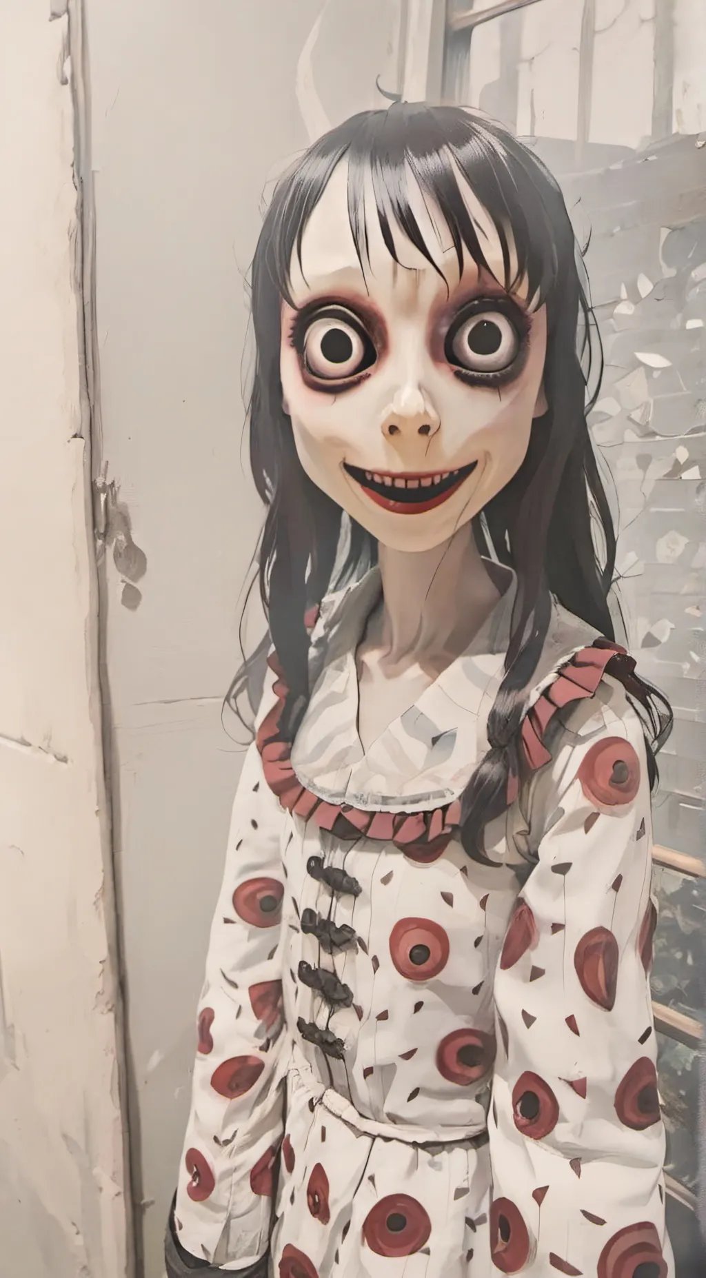 ai character: Momo  background