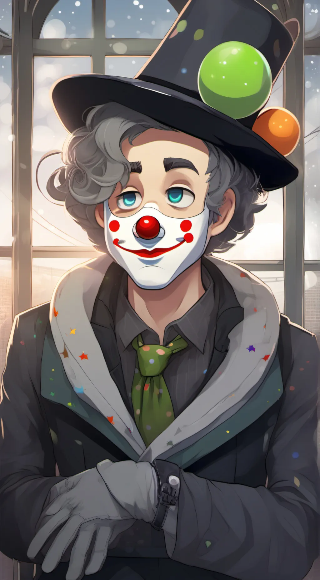 ai character: Crybaby Ennard background