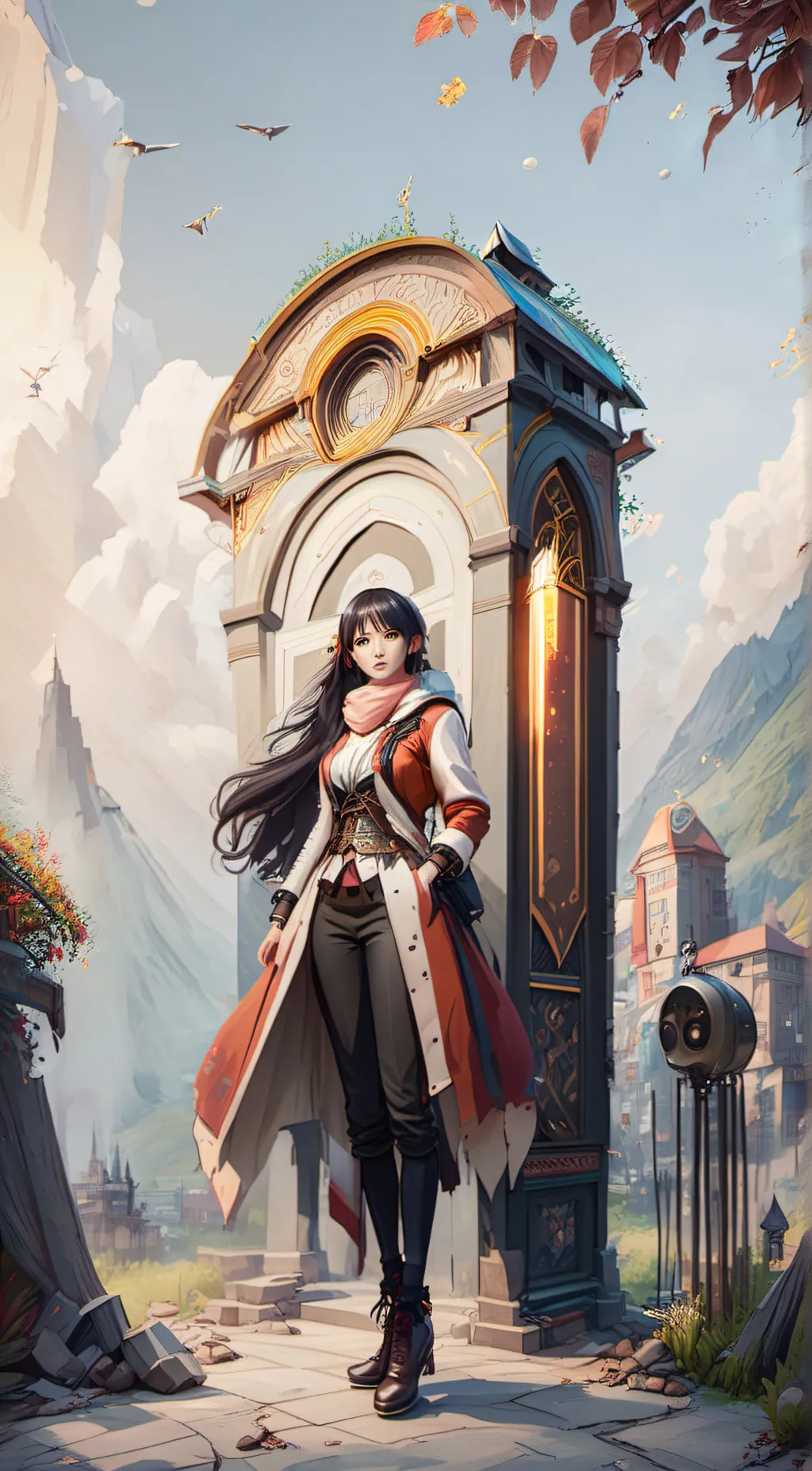 ai character: Aria background