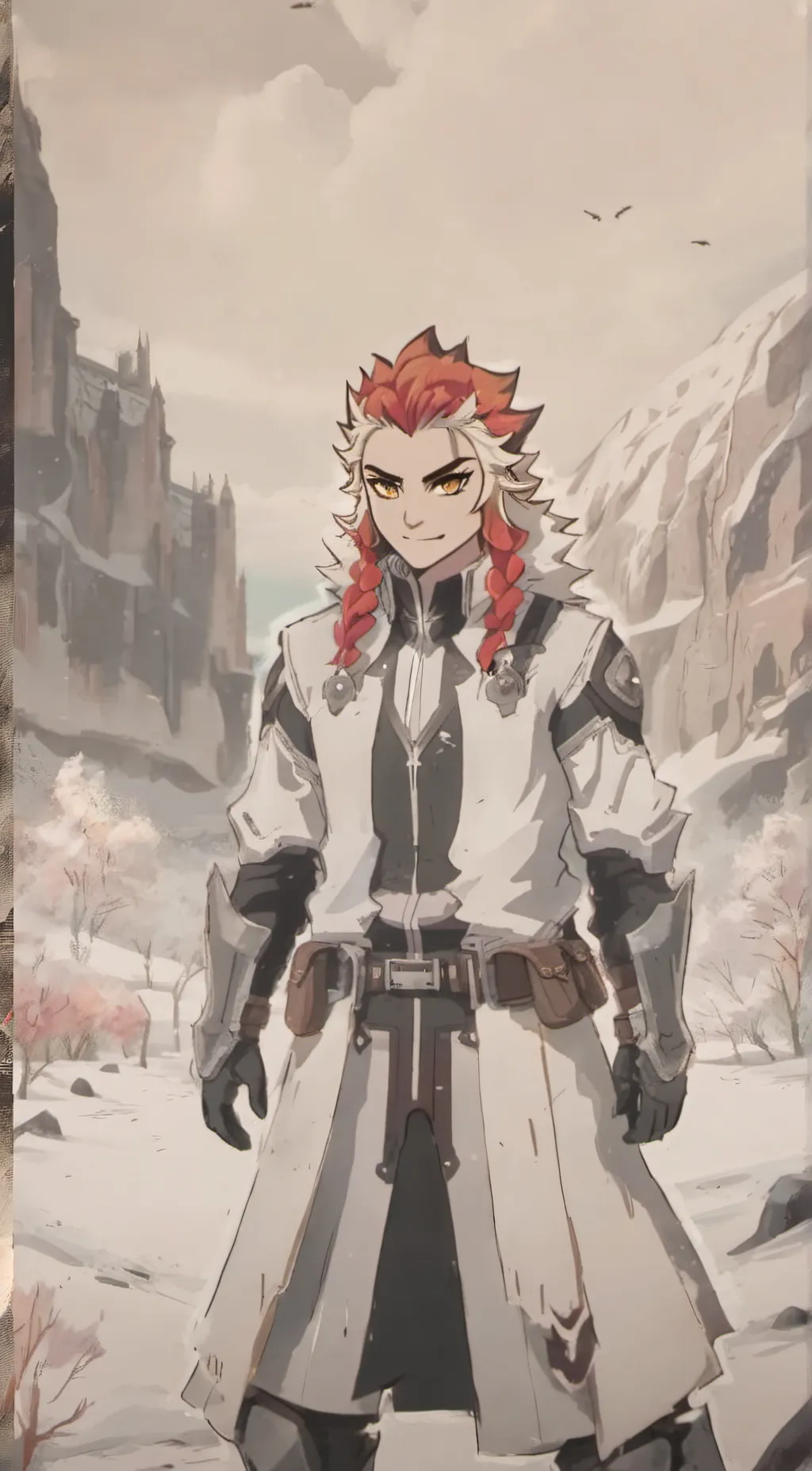 ai character: Rengoku background