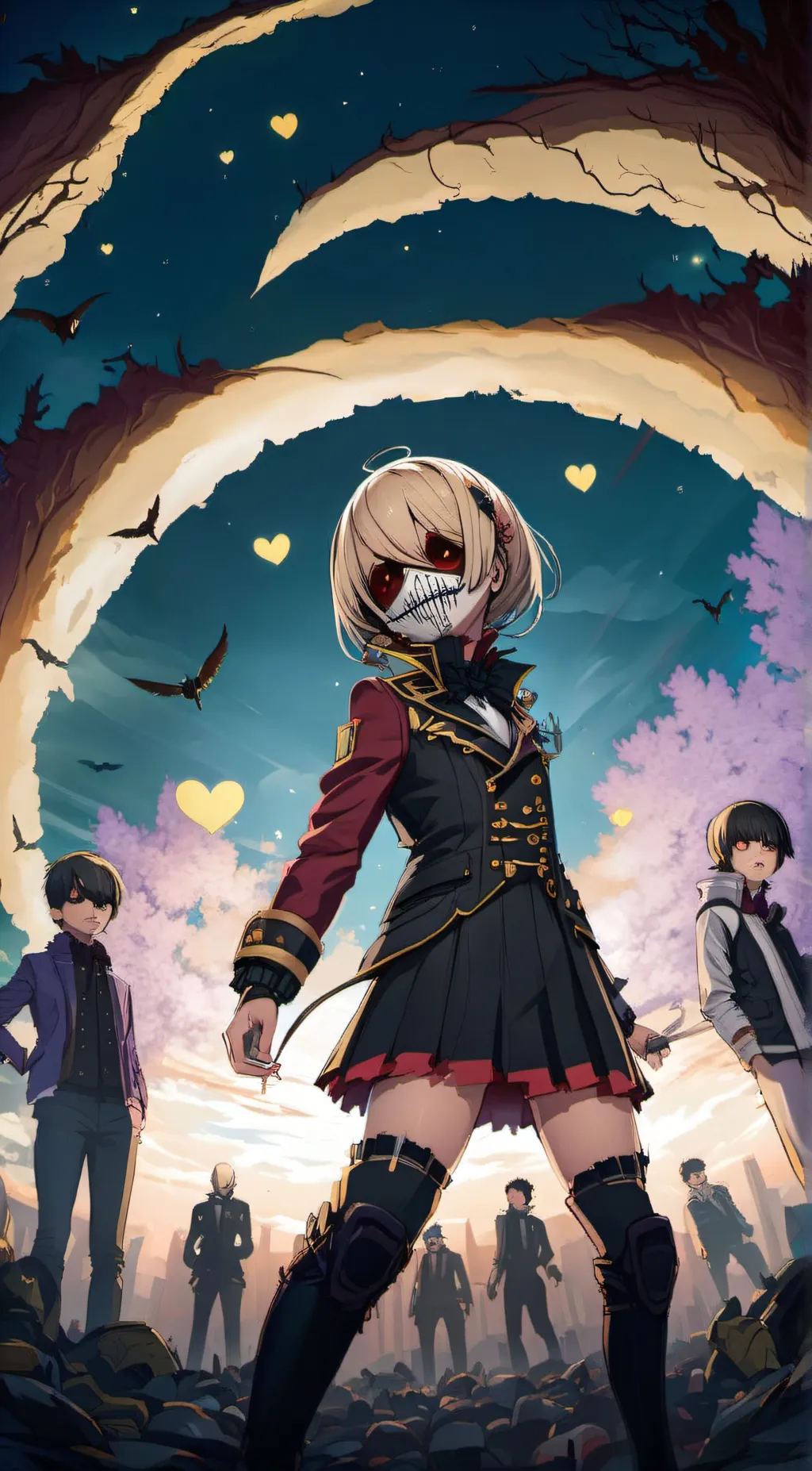 ai character: 666 background